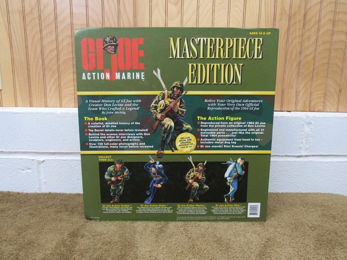 African American GI Joe Action Marine Masterpiece Edition Signed