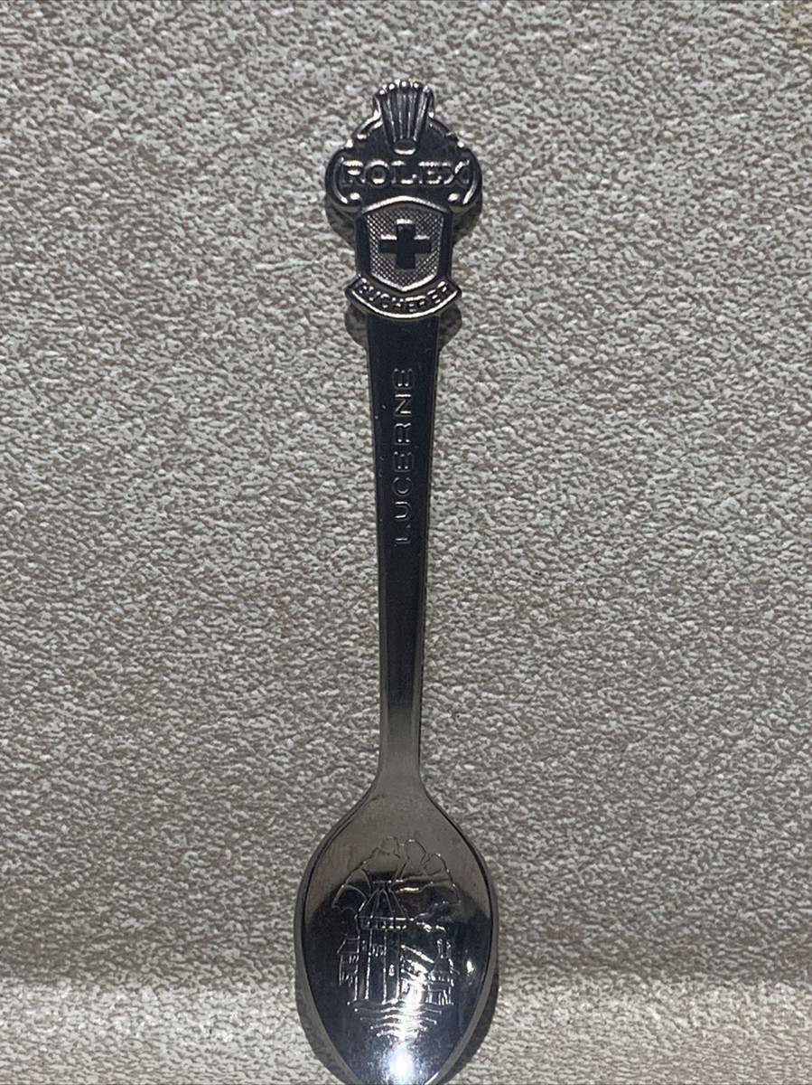 VINTAGE Rolex Lucerne Spoon w/ Rose - Bucherer of Switzerland CB