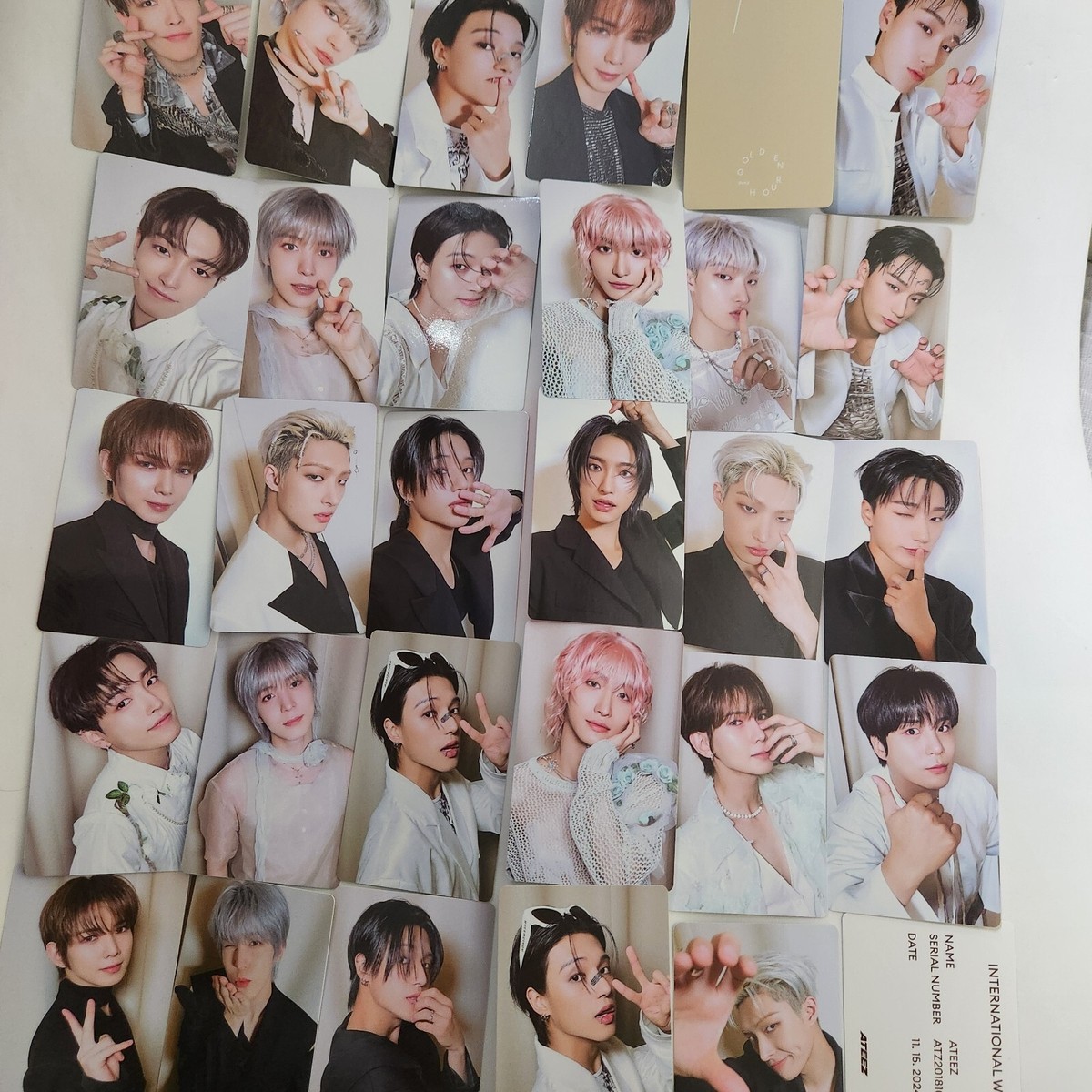 ATEEZ photocard 2024 the 11TH MINI ALBUM [GOLDEN HOUR : Part.2