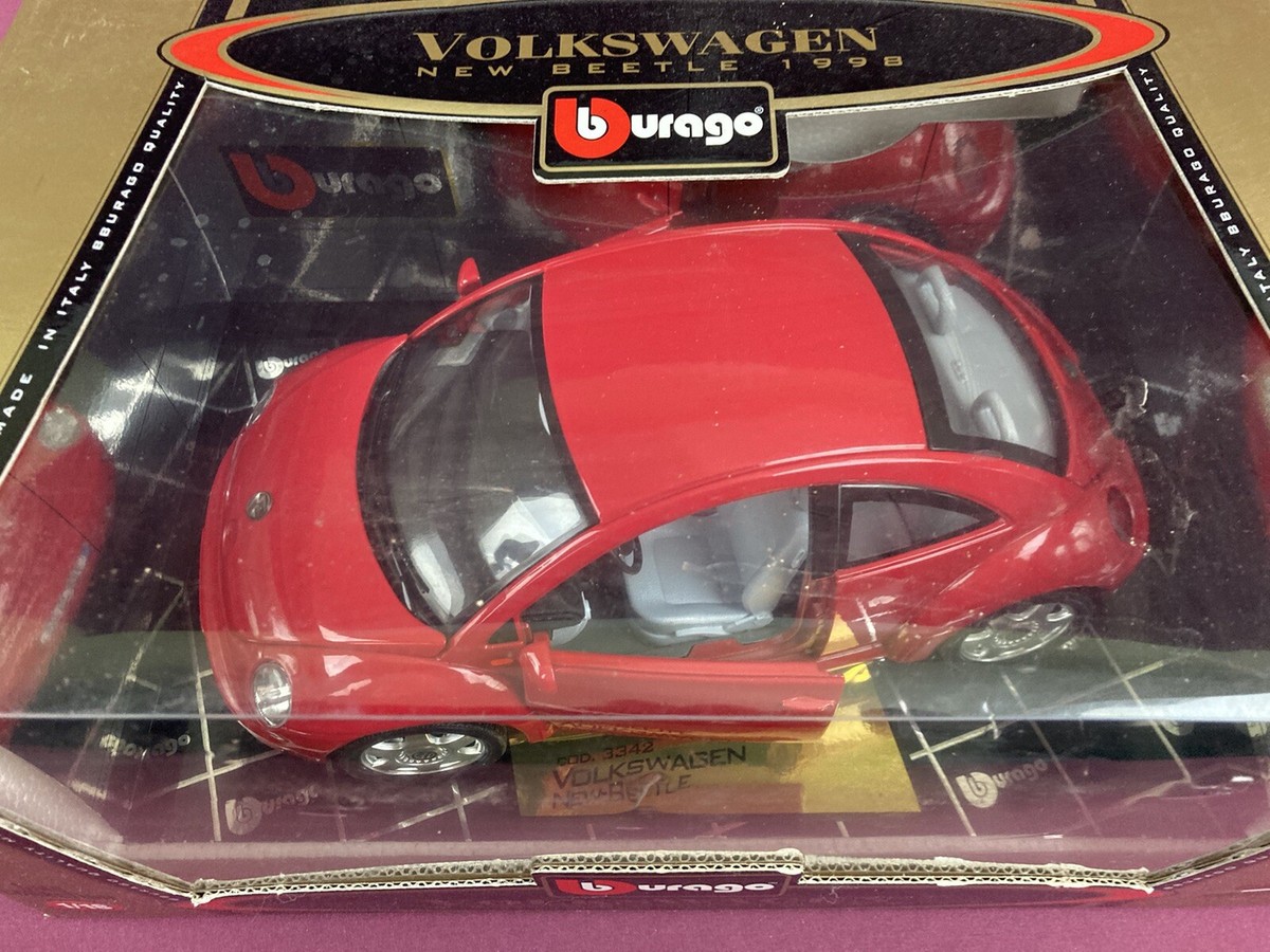 burago ブラーゴ ワインレッド ビートル 1/18 レトロ Burago Gold