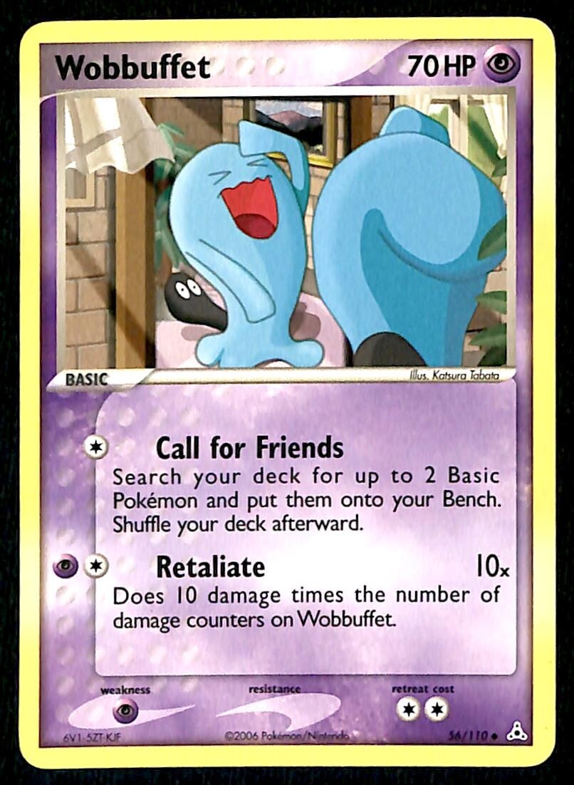 Wobbuffet 2006 EX: Holon Phantoms #056/110 Base Price Guide