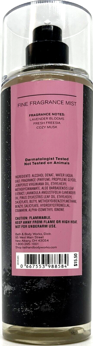 BATH & BODY WORKS COZY EVENING FRAGRANCE BODY MIST SPRAY WOMEN 8.0