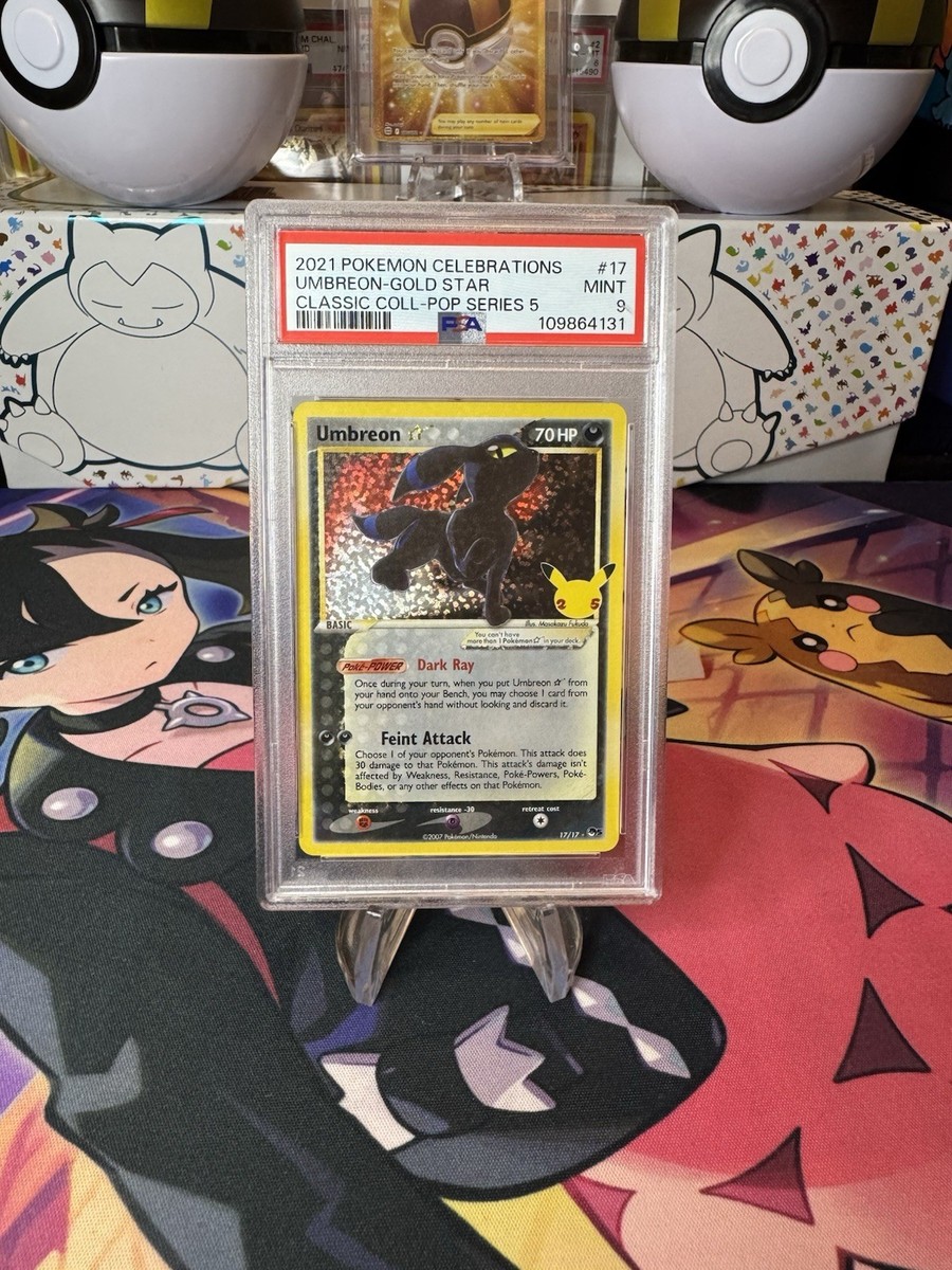 2021 Pokémon Celebrations Umbreon Gold Star #17 PSA 9 Mint | eBay