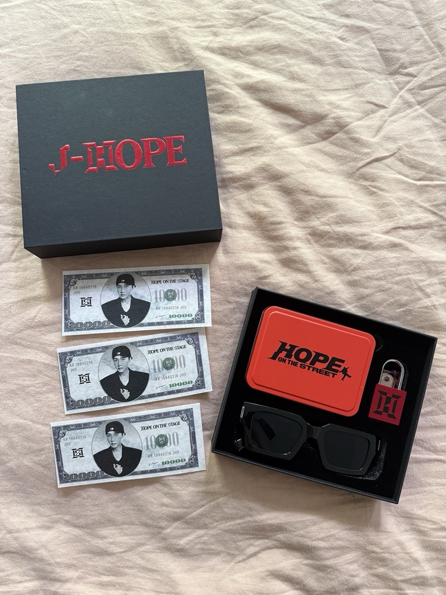 Official J HOPE VIP Gift Box From Hope On The Stage with money