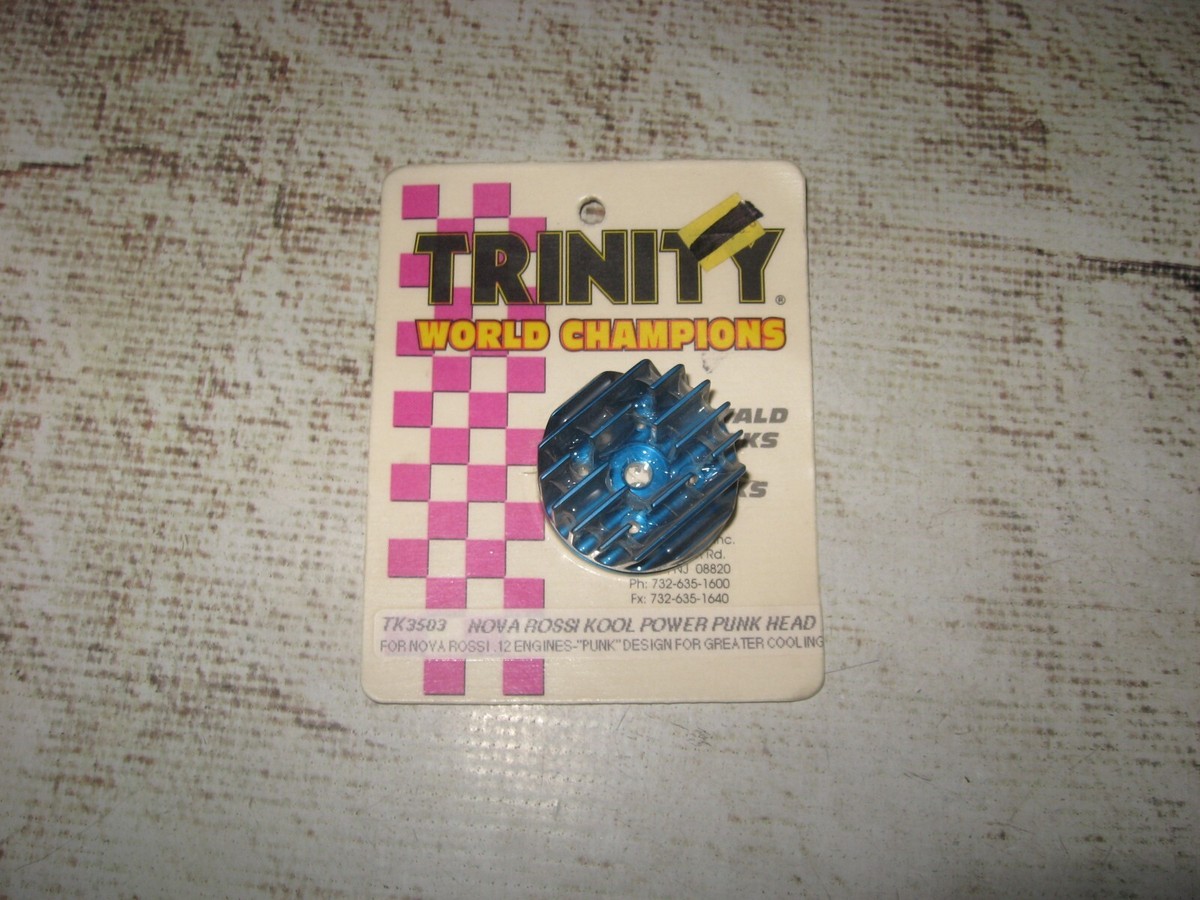 RC Trinity Nova Rossi .12 Kool Power Punk Engine Head Aluminum