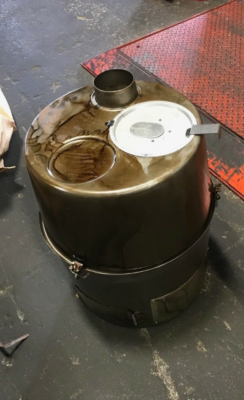 H-45 HEATER, MULTI-FUEL TENT STOVE SPACE HEATER, 4520-01-329-3451