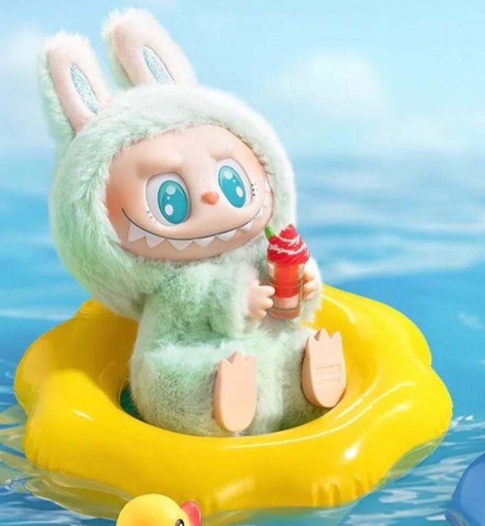 AUTHENTIC POP MART LABUBU The Monsters Have A Seat - Ququ/Teal