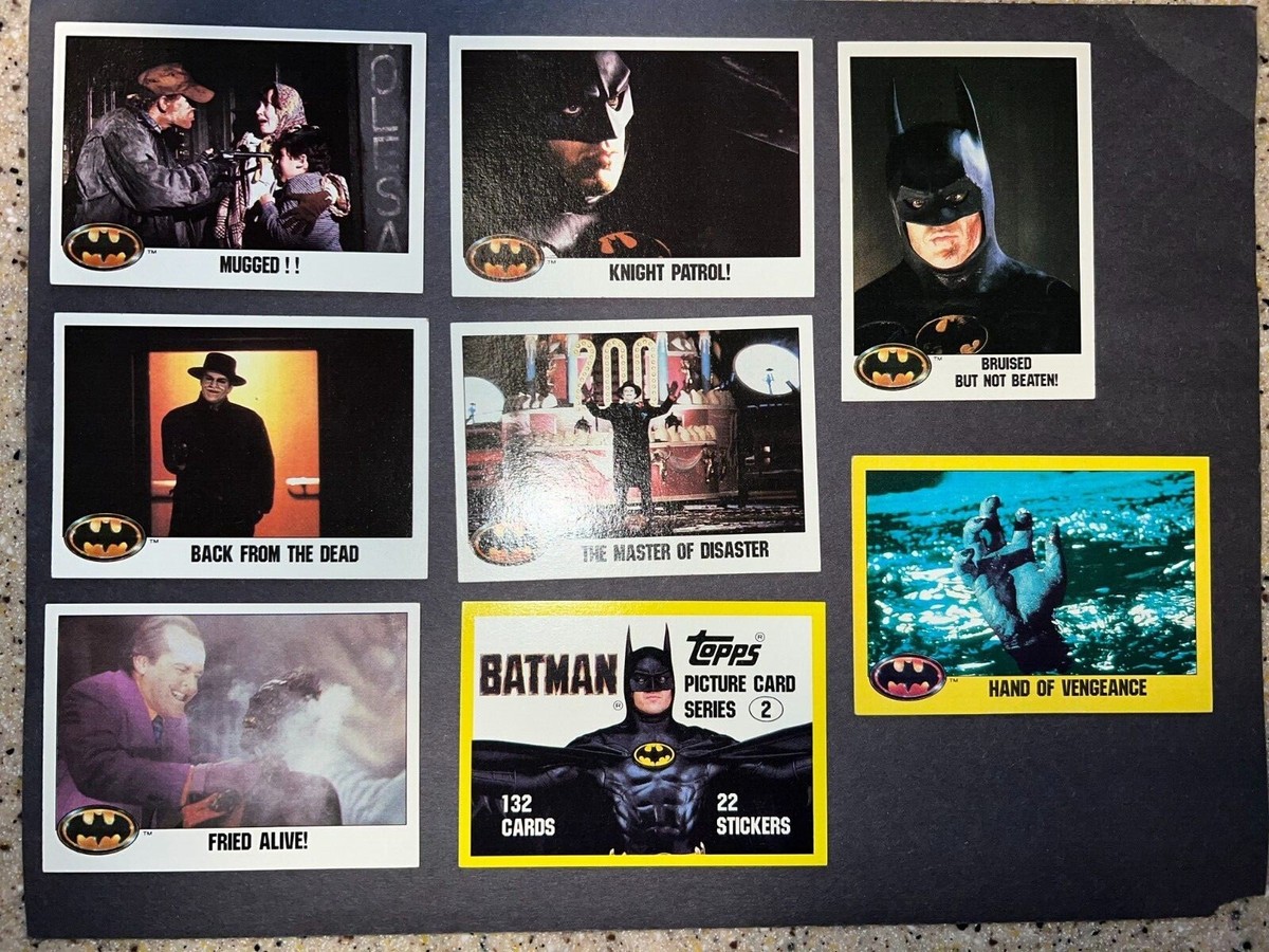 1989 TOPPS BATMAN TRADING CARDS YOU CHOOSE 14-264 SERIES 1 & 2