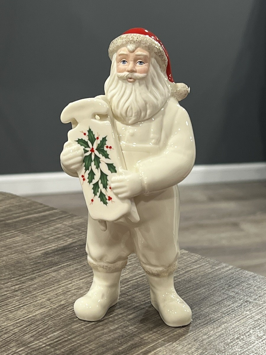 Lenox American By Design Holiday Santa with Sled 7.13” Figurine
