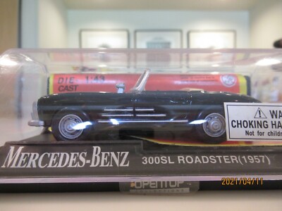 1:43 New Ray 1957 Mercedes-Benz 300SL Roadster black | eBay
