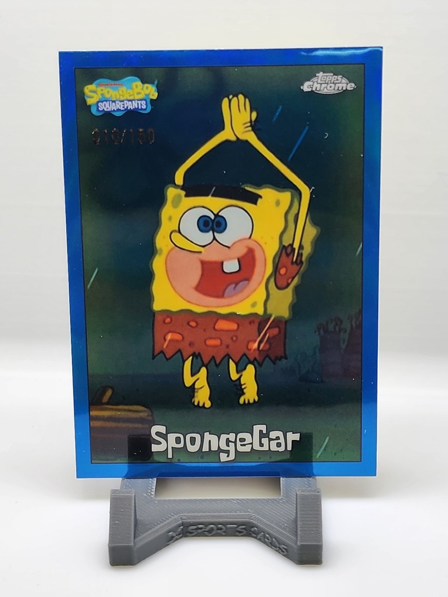 2025 Topps Chrome Spongebob SpongeGar Blue Refractor /150 | eBay
