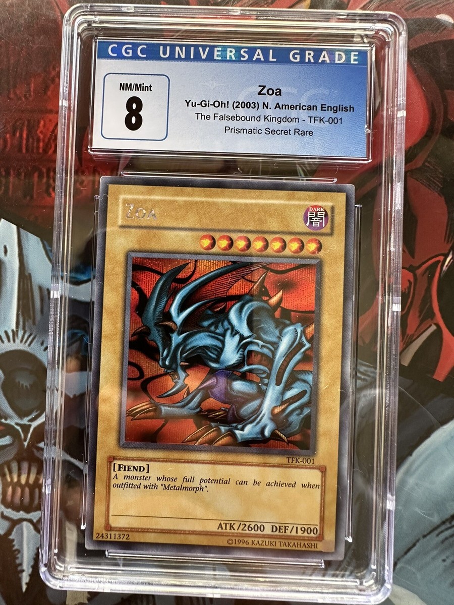 Yugioh Zoa TFK-001 CGC 8 The Falsebound Kingdom Promo | eBay