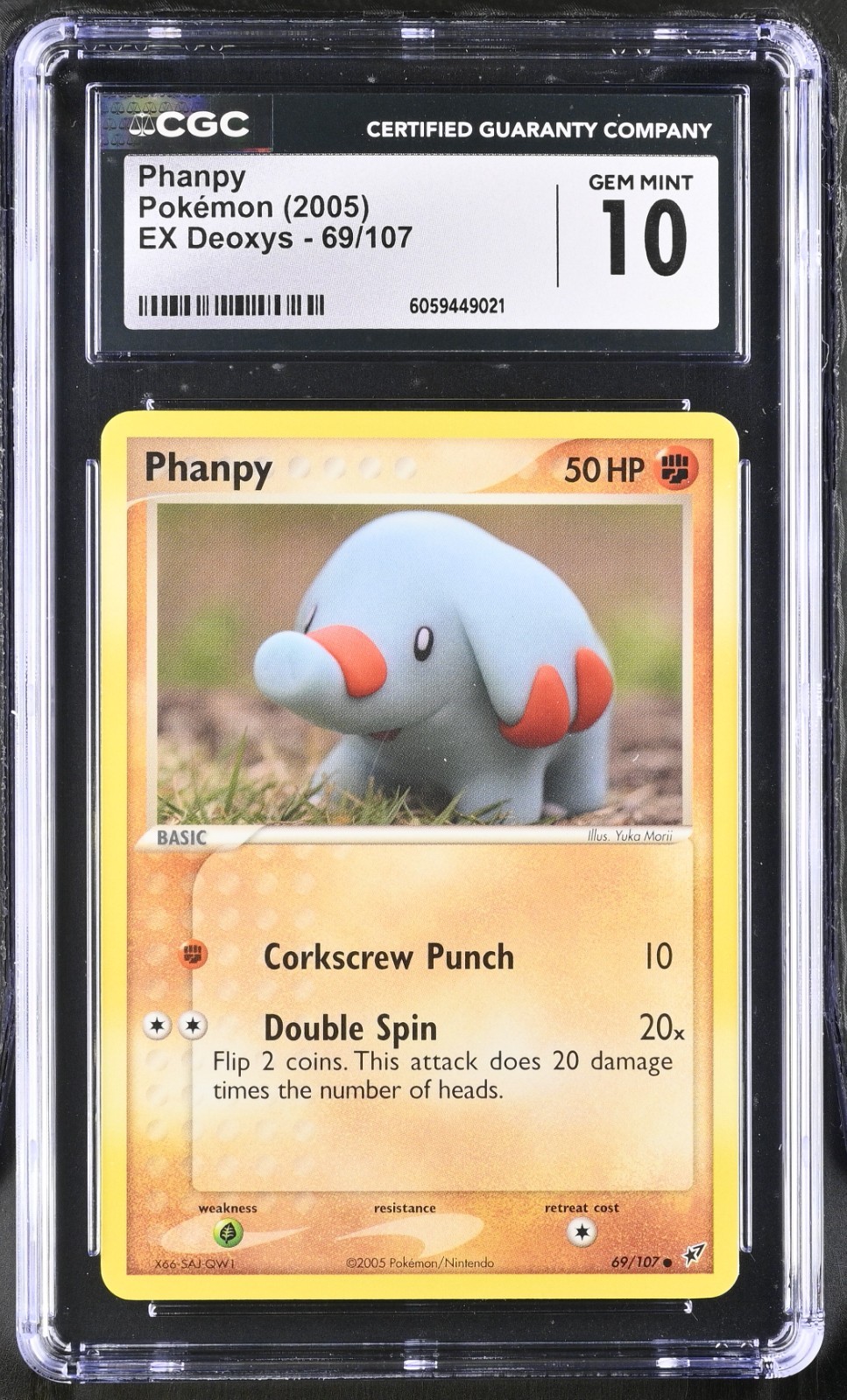 Phanpy 2005 EX: Deoxys #069/107 Base Price Guide - Sports Card