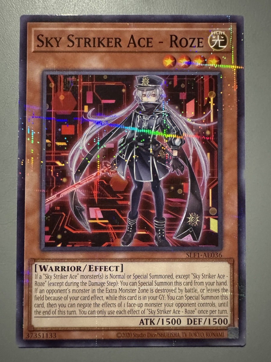 YUGIOH SKY STRIKER ACE - ROZE (ALT ART) ASIA ENGLISH SLF1-AE036