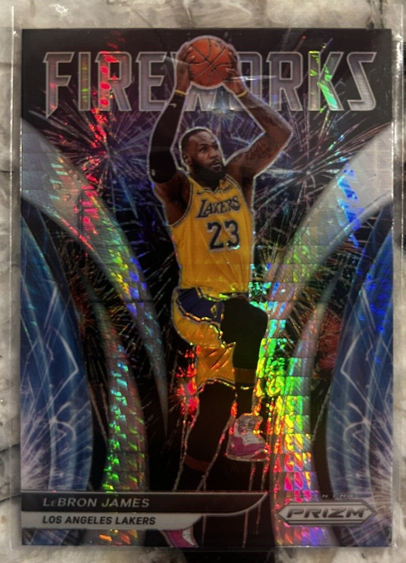 LeBron James 2021 Prizm #1 Fireworks - Silver Price Guide - Sports