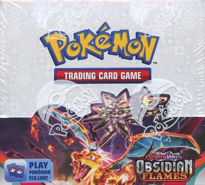 SV Obsidian Flames SEALED Booster Box (36 Packs of AUTHENTIC