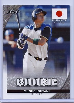 大谷翔平2018 LEAF THE NATIONAL BLUE 61/99#01 2018 SHOHEI OHTANI LEAF