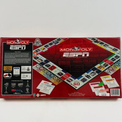 Vintage Monopoly ESPN Ultimate Sports Fan Edition Board Game