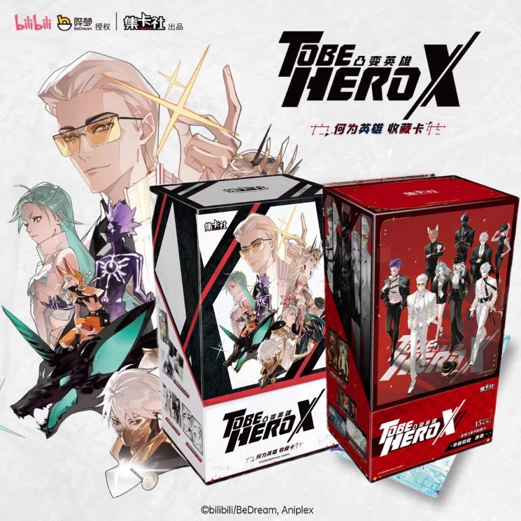 Card Fun Tobe Hero X Anime Collection Trading Cards New Sealed Box