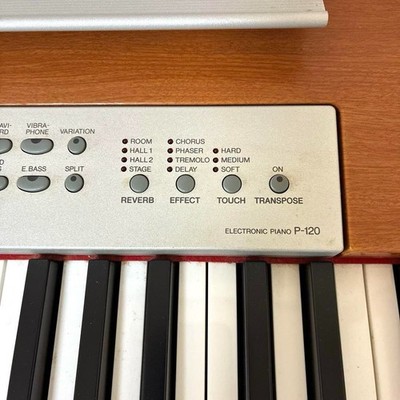 Yamaha P-120 Digital Piano Keyboard – 88 Weighted Keys Good | eBay