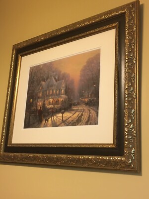 Thomas Kinkade-A Holiday Gathering | eBay