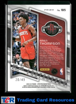 2023-24 Panini Spectra #185 Amen Thompson Astral #/49 | eBay