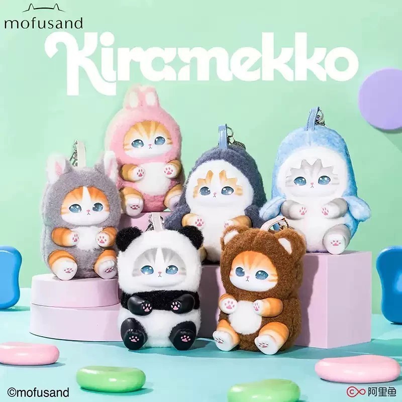 MINISO Mofusand Kiramekko Fluffy Kittens Series Blind Box Figures