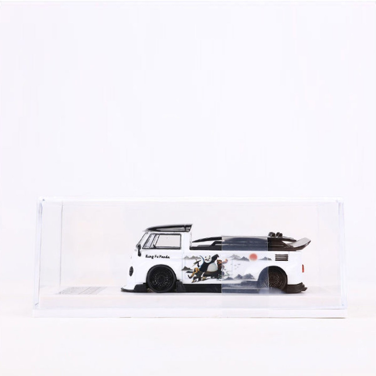 1:64 VW T1 RWB Kung Fu Panda Widebody Pickup Alloy Diecast Model