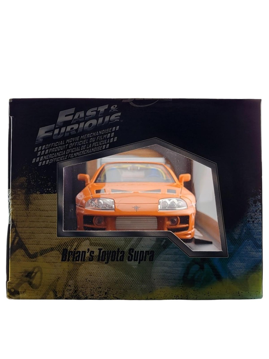 Jada Toys Fast & Furious Toyota Supra 1 18 Diecast Vehicle Orange