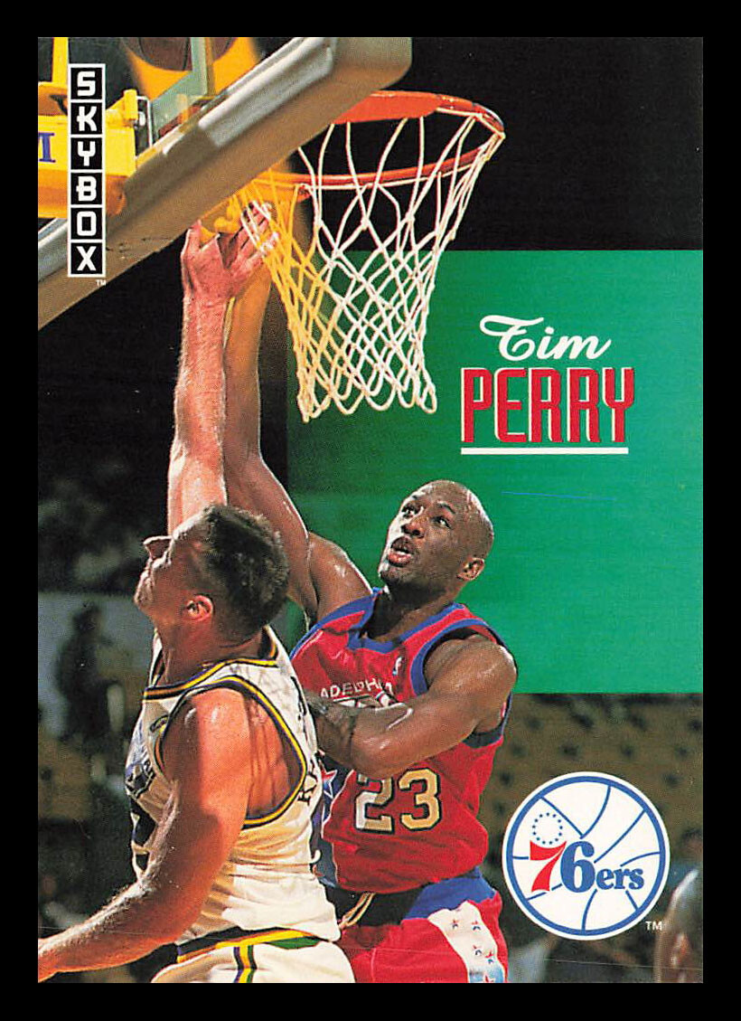 Tim Perry #386 1992-93 SkyBox Philadelphia 76ers | eBay