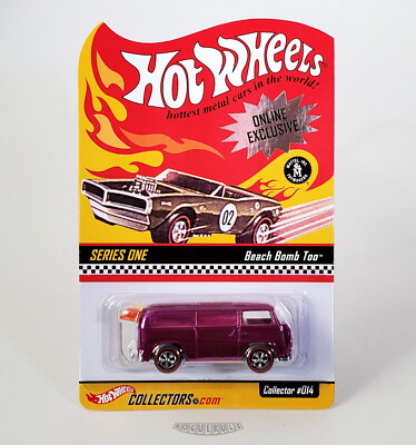 🚦Hot Wheels 2002 RLC Red Line Club Beach Bomb Too - Magenta