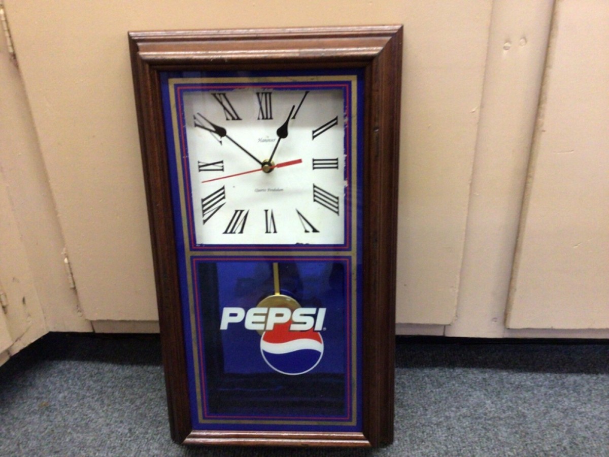 Vintage Hanover Pepsi Cola Quartz Pendulum Wall Clock | eBay