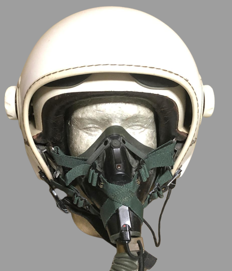 German Air Force GUENEAU TYPE 458 Flight Helmet & MBU-5/P 1990s