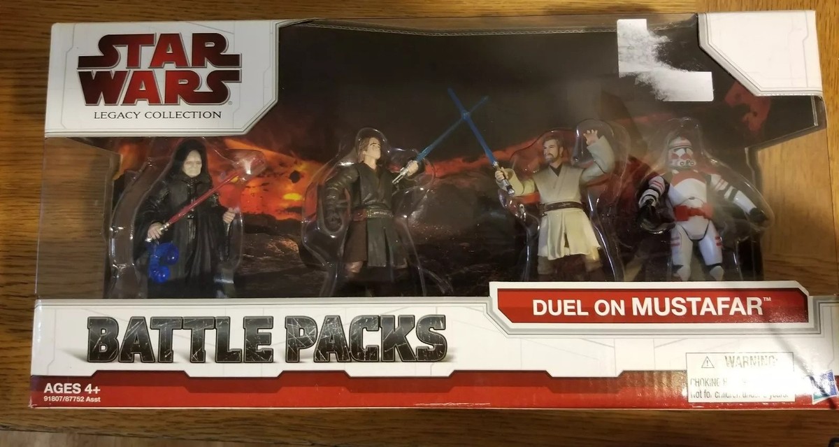 Star Wars Legacy Collection Battle Packs Duel On Mustafar Action