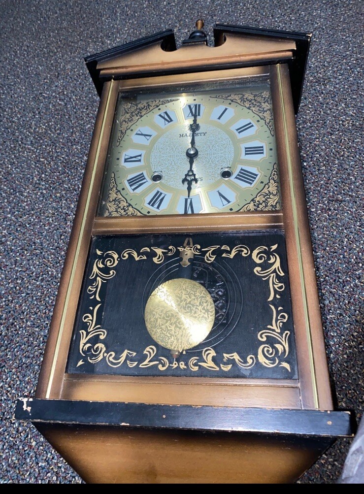 Rare Vintage Majesty Clock With Takeda 31 Day Movement From Japan