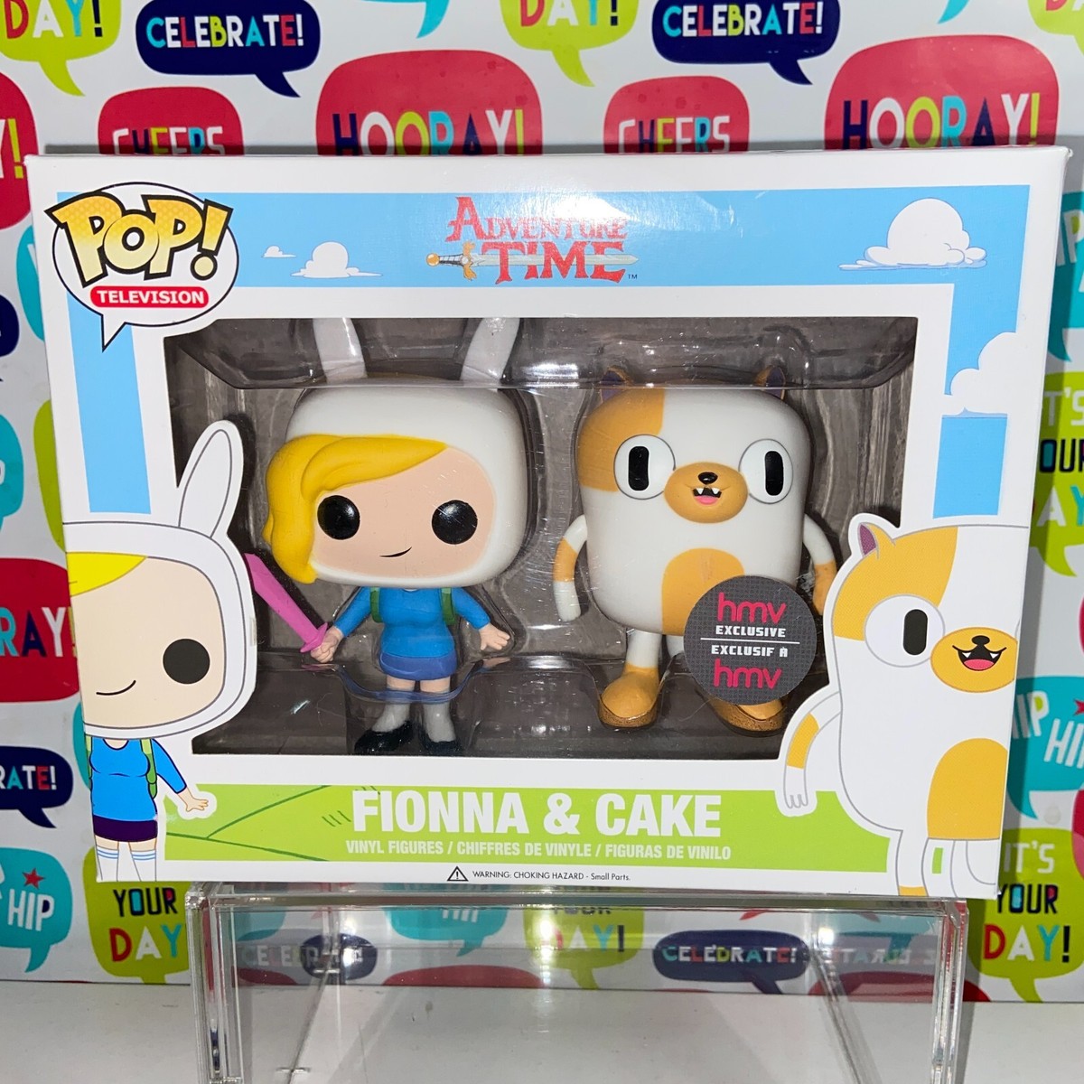 Fionna & Cake Adventure Time Funko Pop HMV Exclusive 2 Pack +