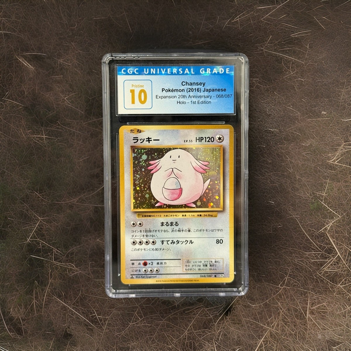 Pokemon 2016 Japanese Chansey Holo 1st Edition #068 CGC Pristine
