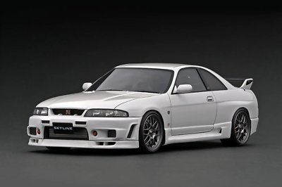 ignition model 1/18 Nissan Skyline GT-R (BCNR33) White IG2684 | eBay