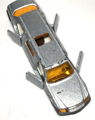 Majorette Mercedes Limousine 1:58 Doors Open Silver | eBay