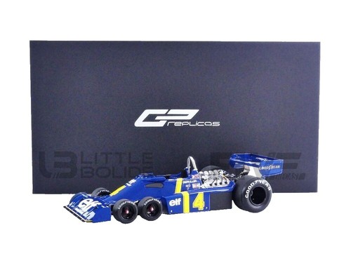Mini car 143 Tyrrell P34 1977 Japan GP elf #3 Blue x White R70023