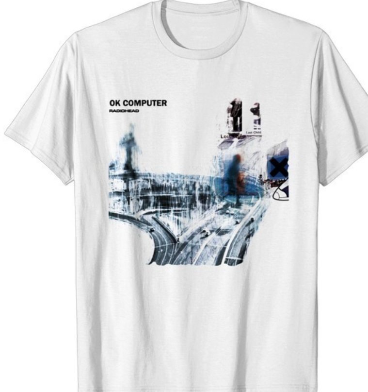 Radiohead Ok Computer T Shirt 1997 Nigel Godrich, Colin Greenwood