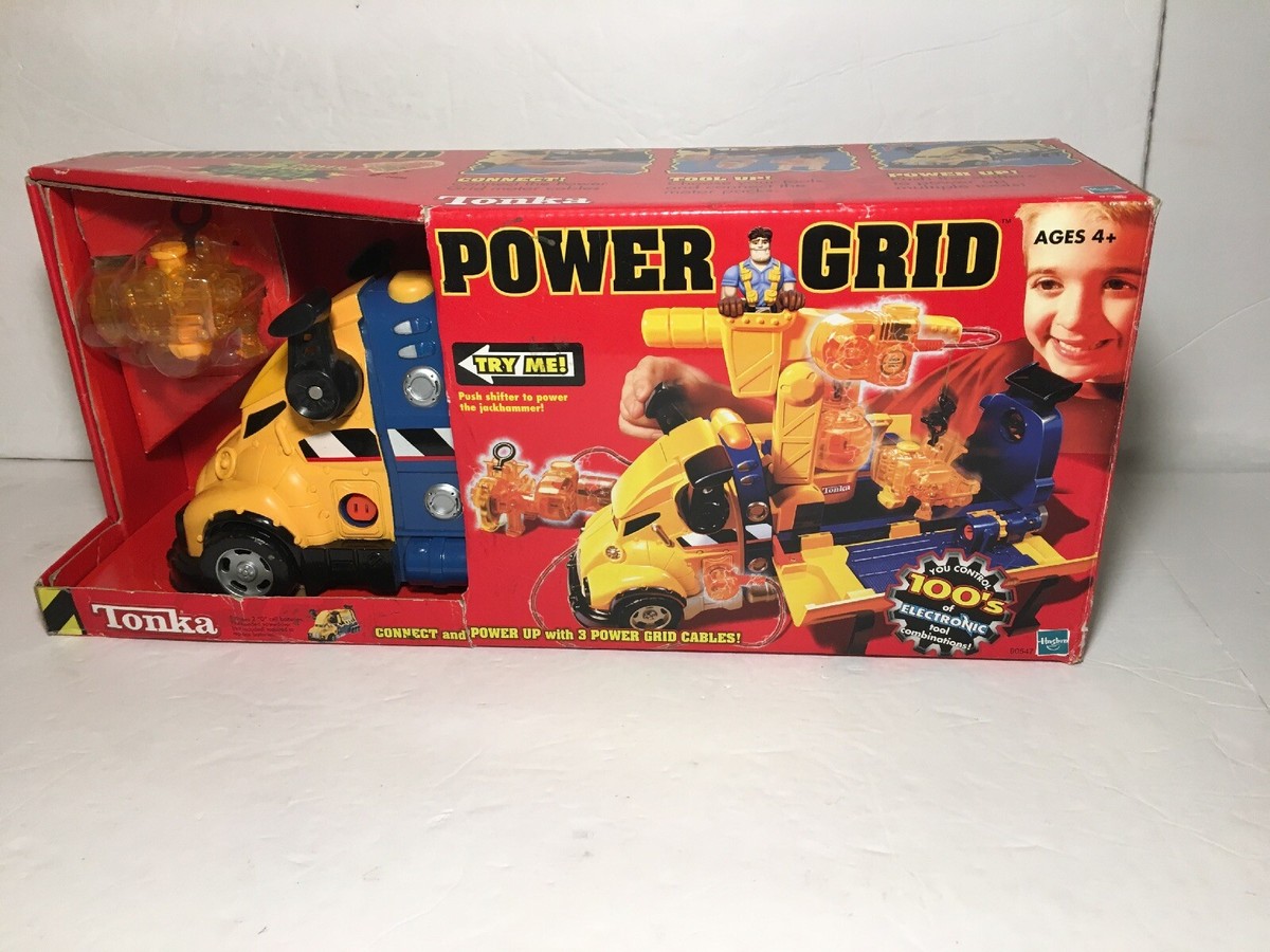 RARE 2002 TONKA HASBRO POWER GRID TRUCK OPEN BOX 100's Electronic
