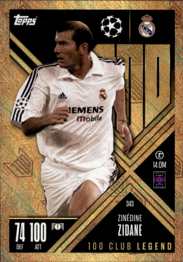 Champions League EXTRA 2024/25 Card 343 - Zinedine Zidane - 100
