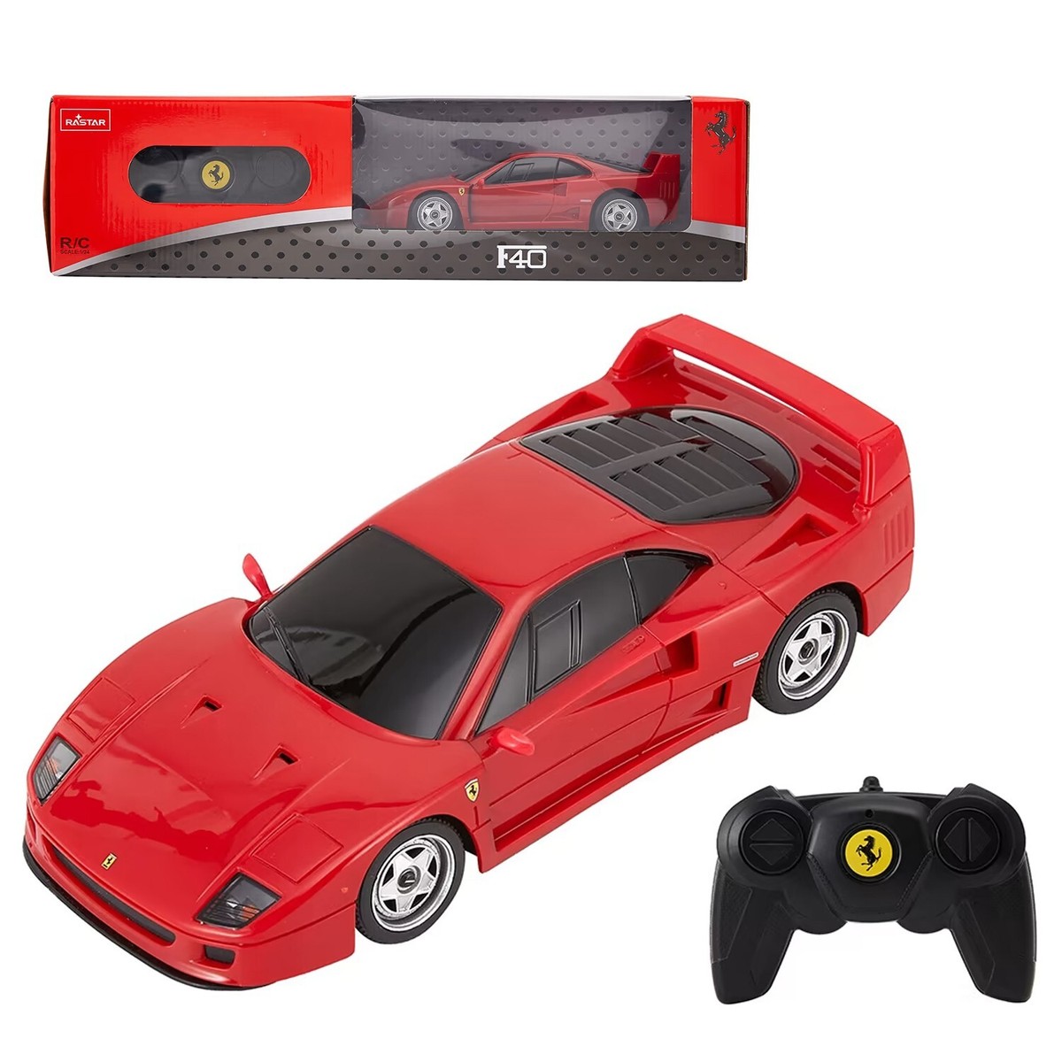 Ferrari F40 1:24 Red RC Radio Remote Control Sports Kids Car Model