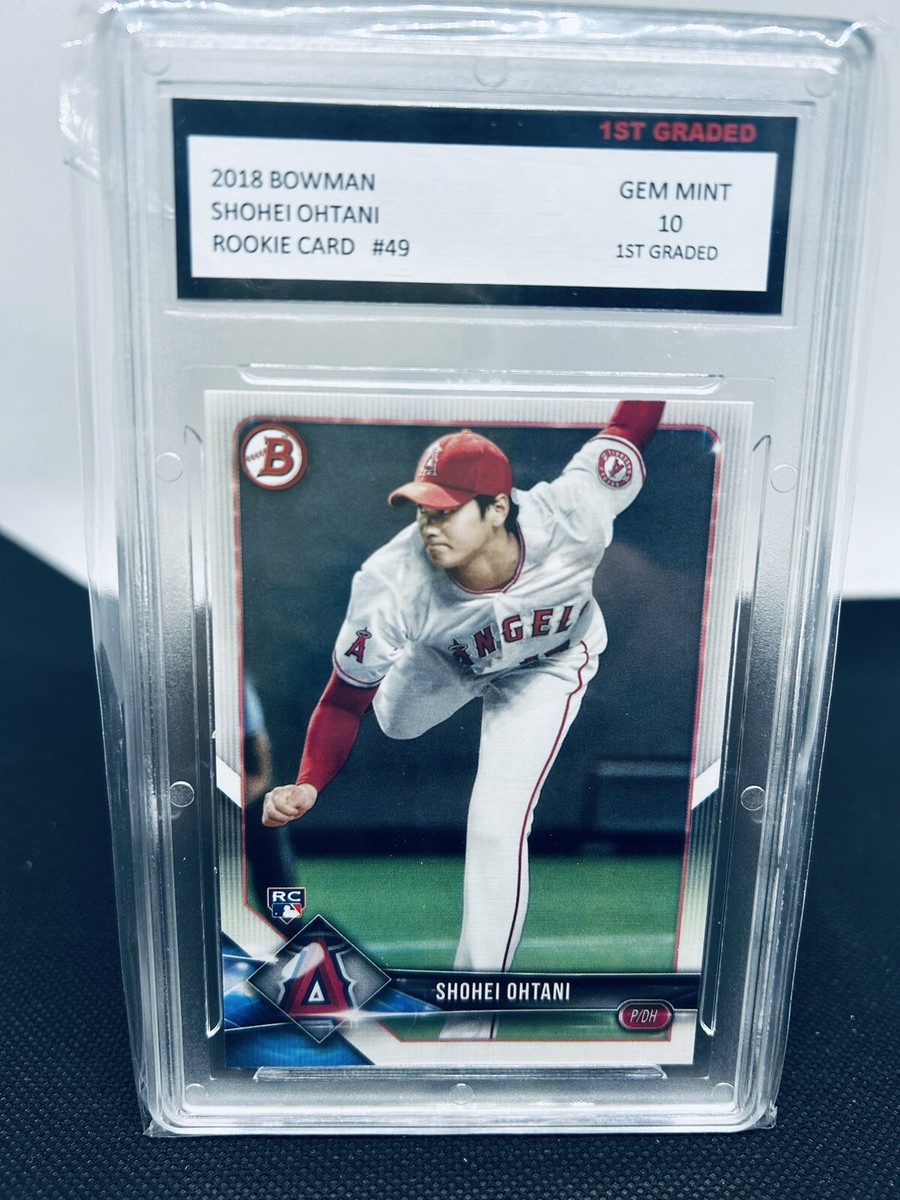 2018 Bowman Graded SHOHEI OHTANI #49 Rookie RC Baseball Card PSA