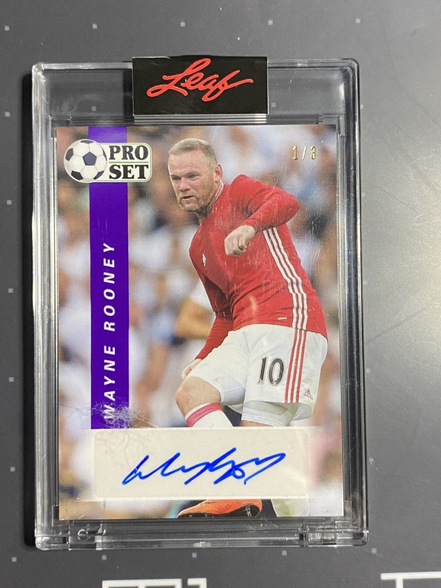 2021 leaf pro set wayne rooney autograph 1/3 | eBay