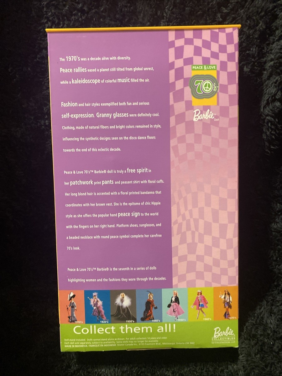 Peace & Love 70s 2001 Barbie Doll for sale online | eBay