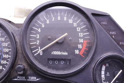1992 KAWASAKI NINJA ZX6 ZX600D SPEEDO TACH GAUGES DISPLAY CLUSTER