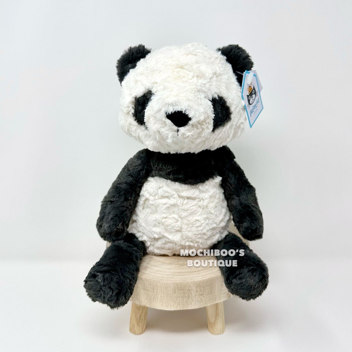 Jellycat TUFFET PANDA Soft Plush Toy NWT RARE Wild Animal LOVEY
