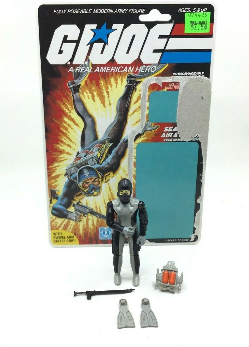 VINTAGE - 1983 HASBRO - GI JOE - TORPEDO - SERIES 2 V1 - COMPLETE